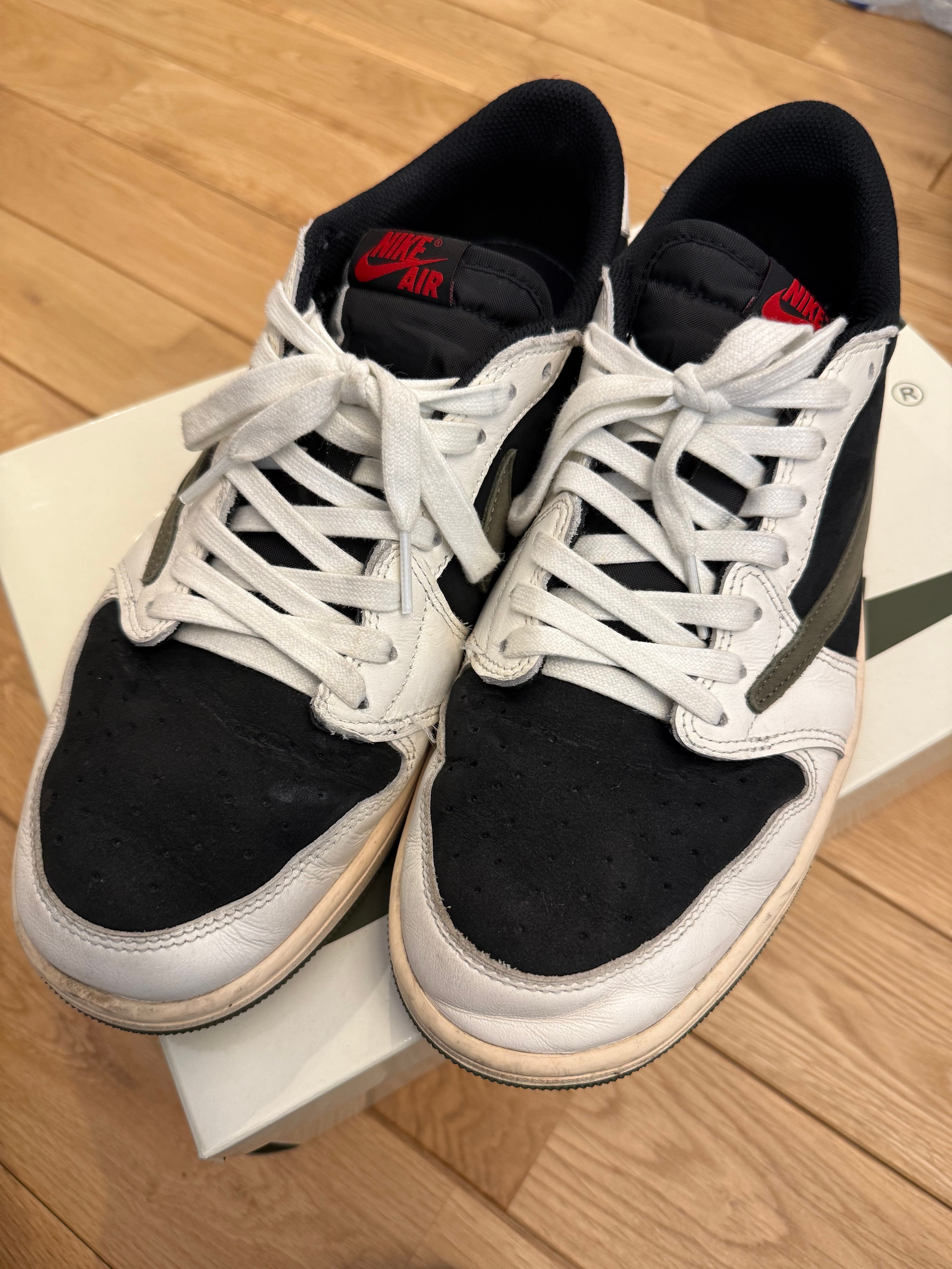 Travis Scott × Nike Women's Air Jordan 1 Low OG "Medium Olive"