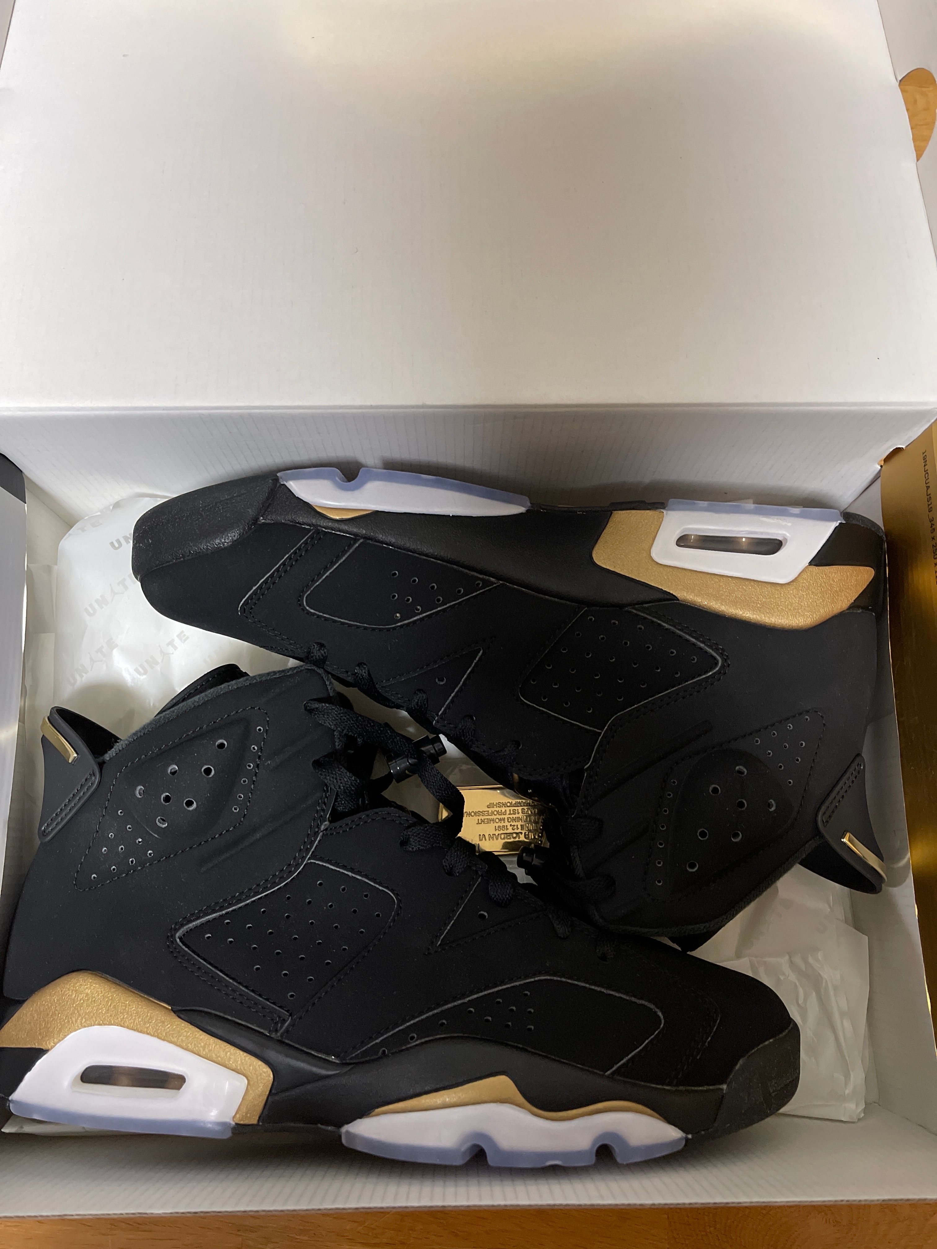 Nike Air Jordan 6 DMP "Black/Metallic Gold" (2020)  