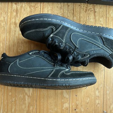 Travis Scott × Nike Air Jordan 1 Low OG SP "Black Phantom"