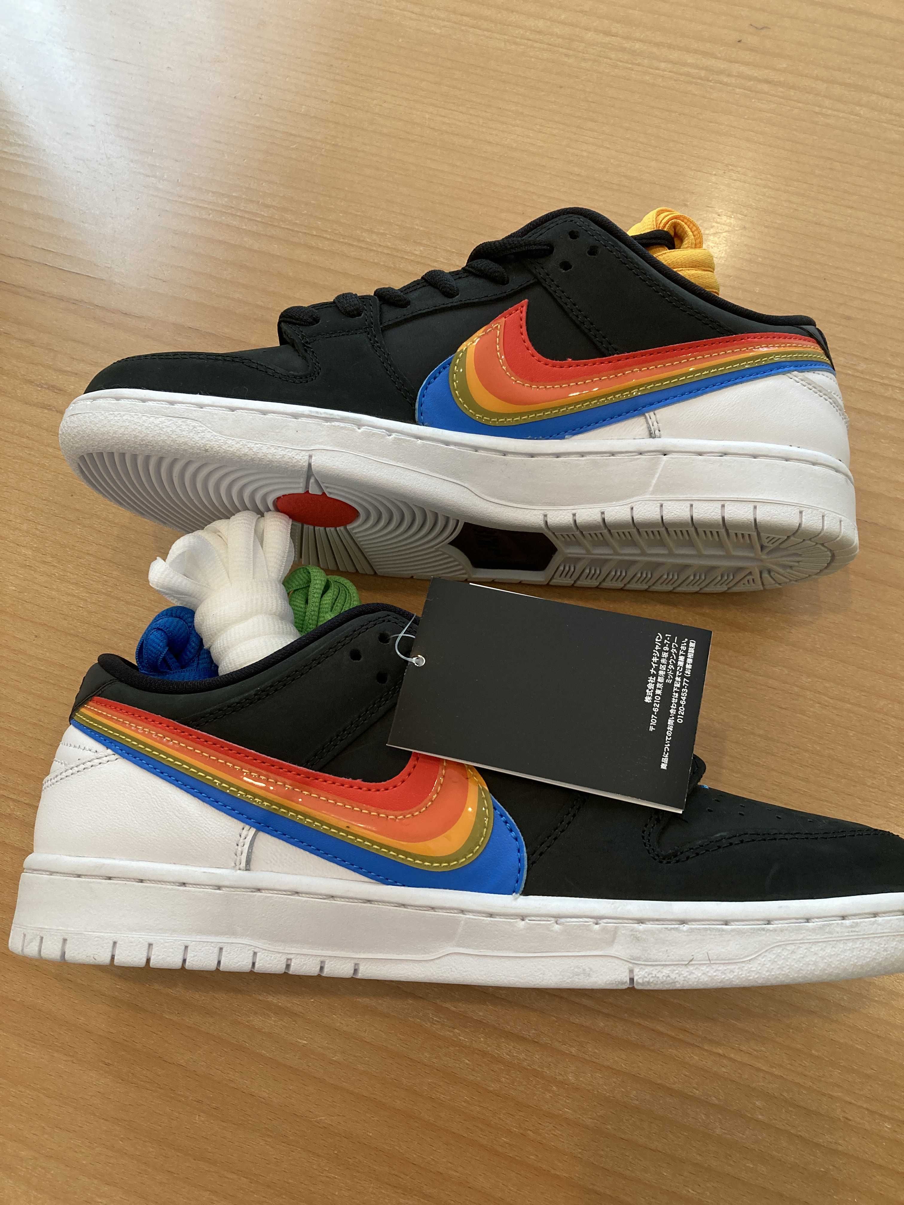 Polaroid × Nike SB Dunk Low Pro QS "Black/White"