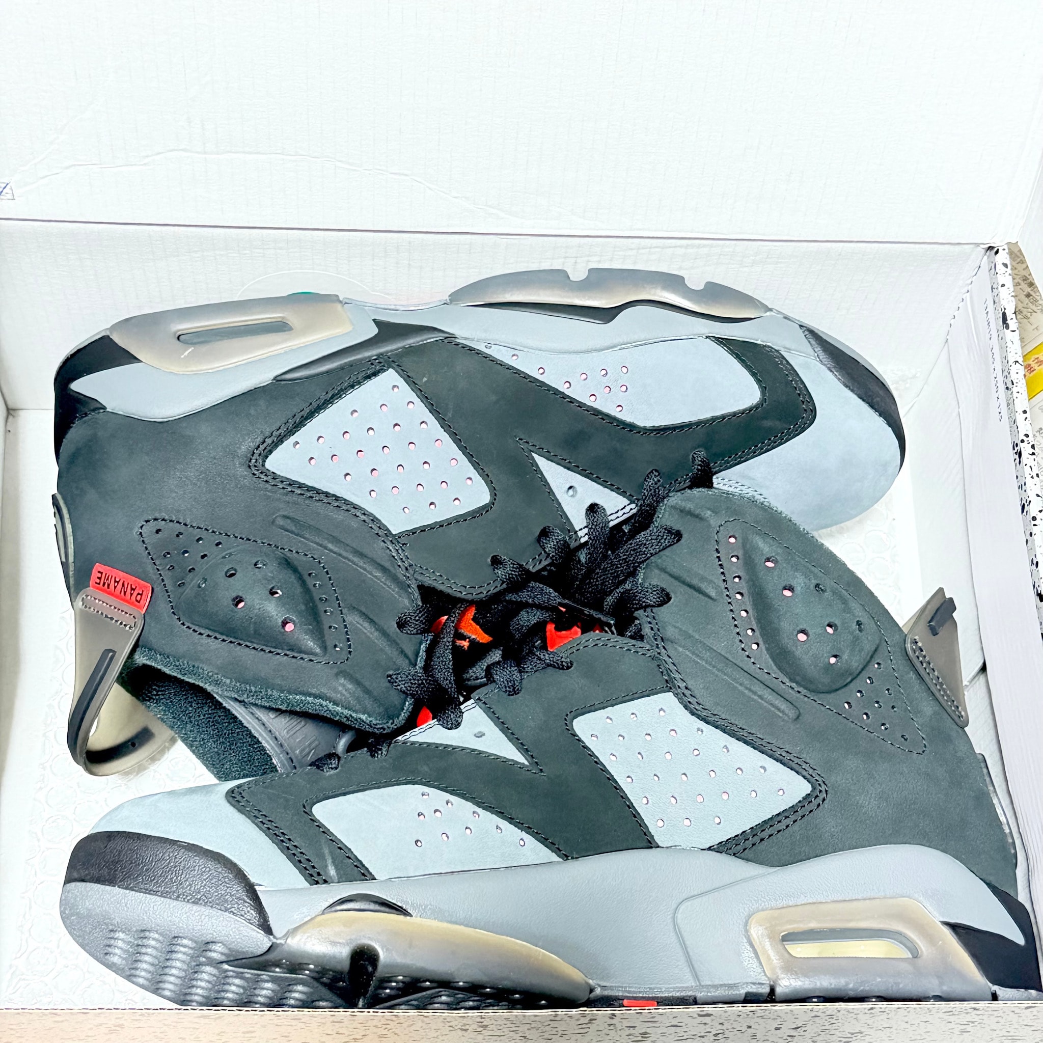 Paris Saint-Germain (PSG) × Nike Air Jordan 6 Retro "Iron Grey/Infrared 23-Black"