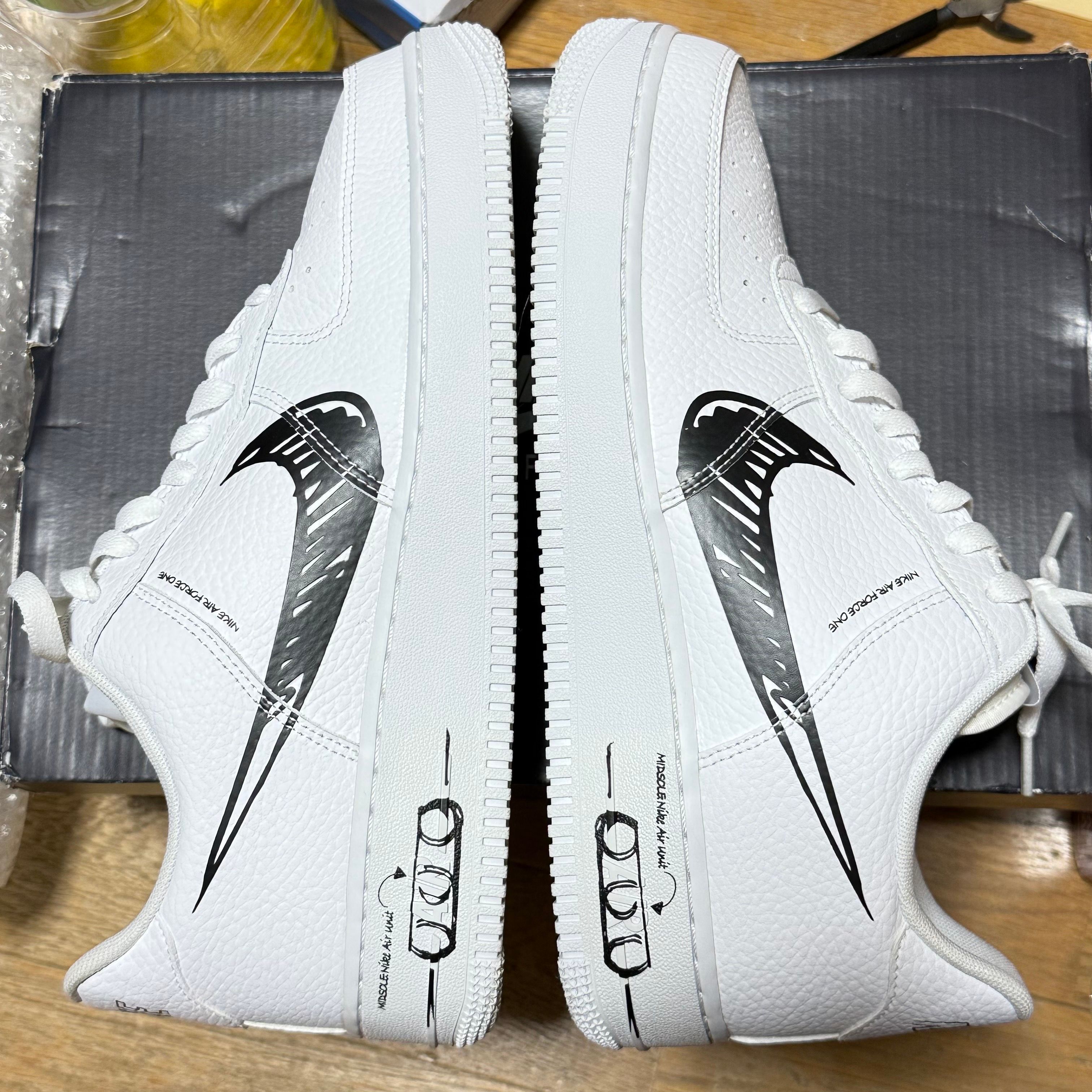 Nike Air Force 1 Low LV8 Utility "Black Sketch"