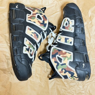 NIKE AIR MORE UPTEMPO "BLACK CAMO"