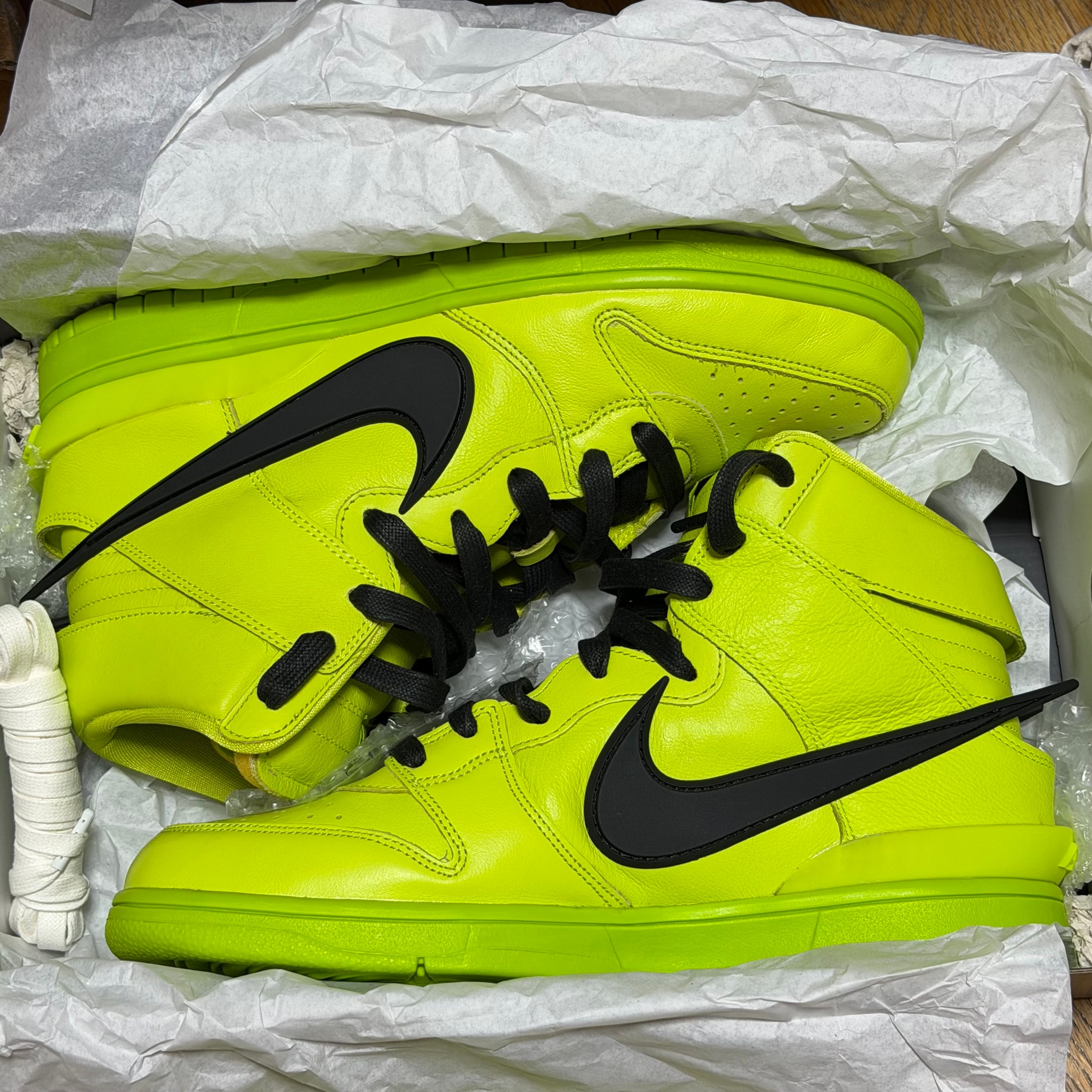 Ambush × Nike Dunk High "Flash Lime"