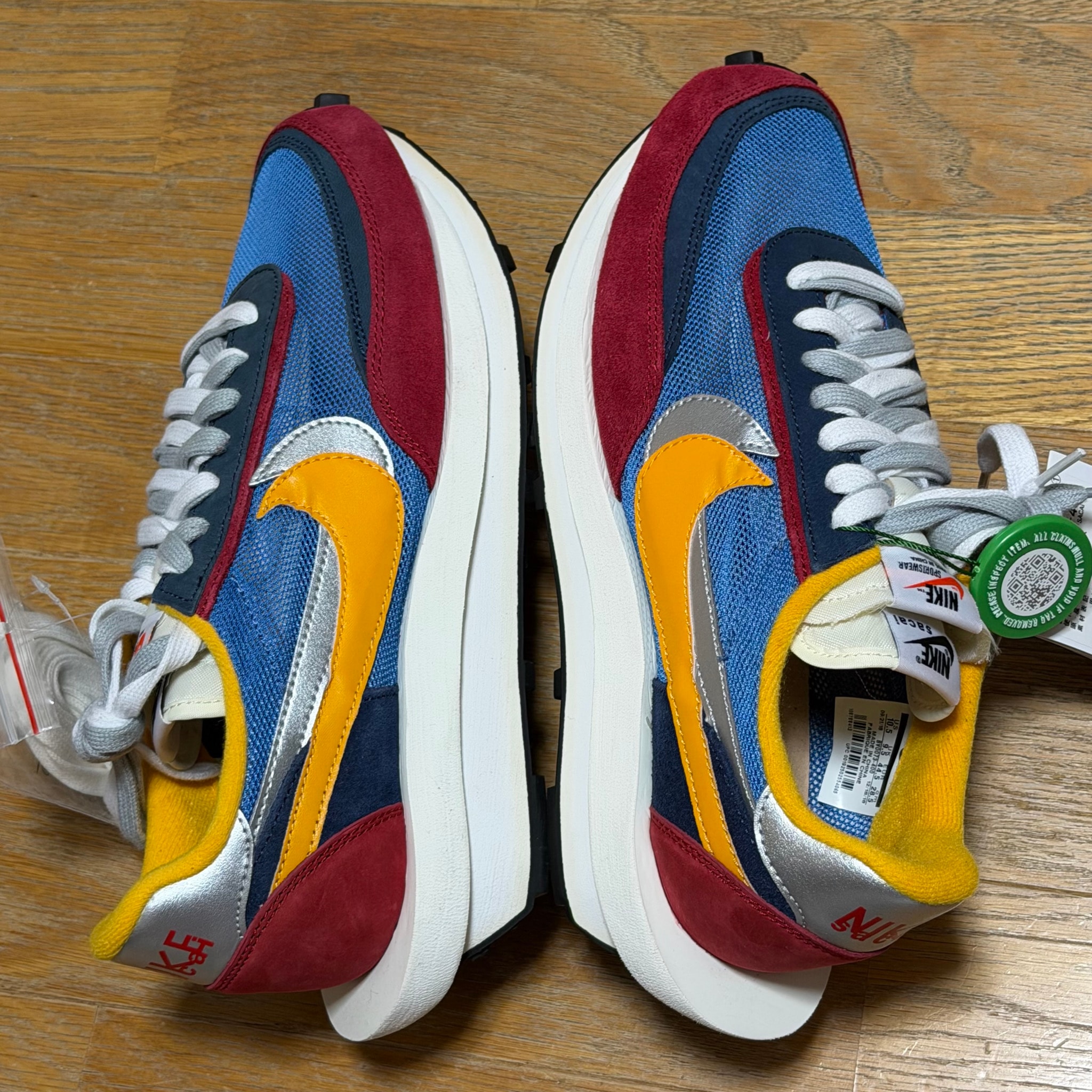 sacai × Nike LDV Waffle "Red/Blue"