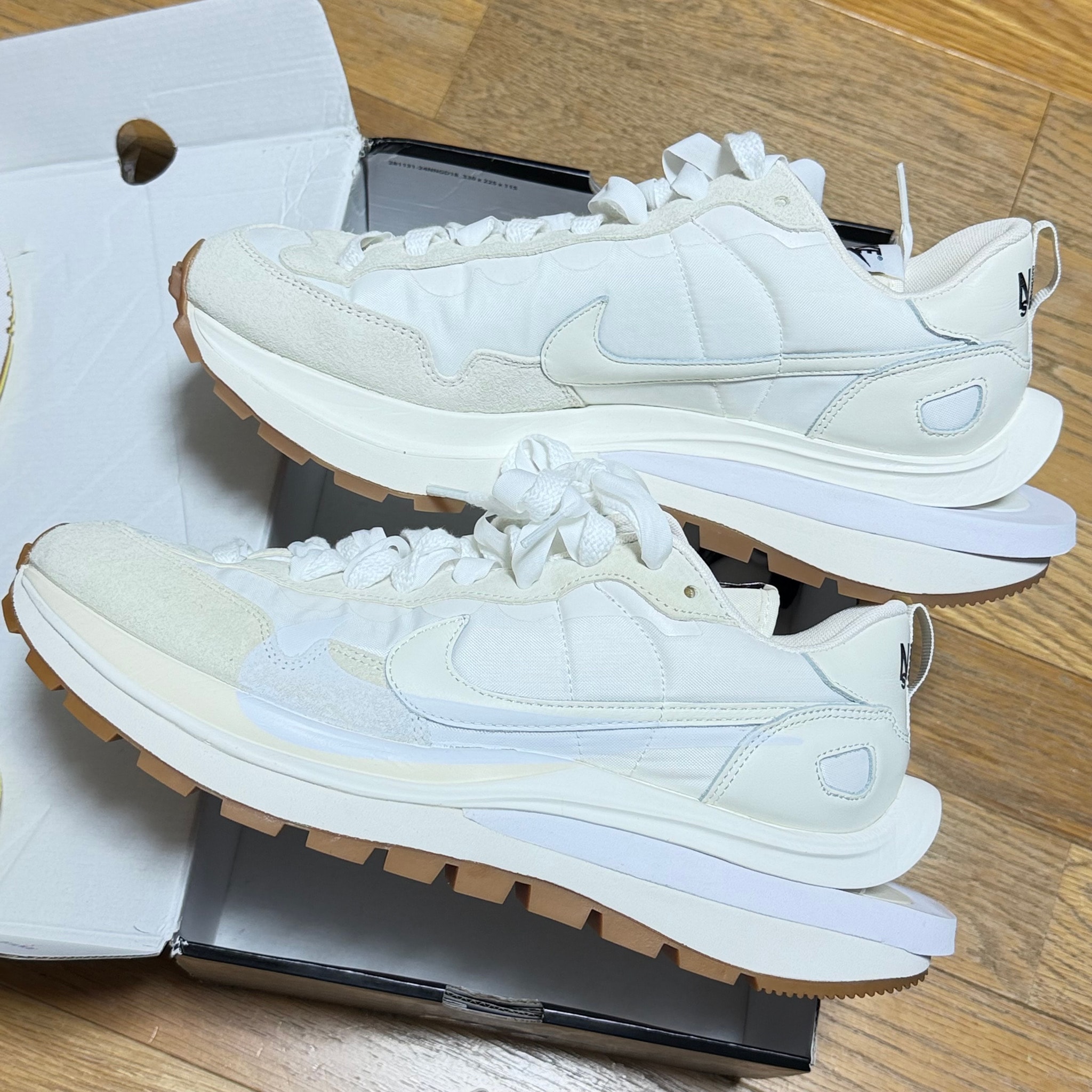 sacai × Nike Vapor Waffle "White Gum"