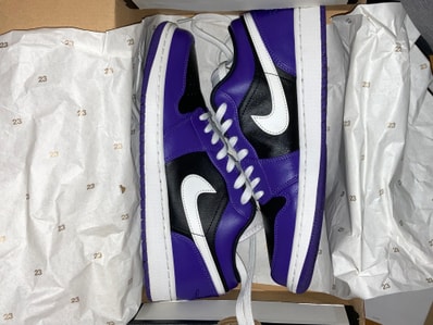 Nike Air Jordan 1 Low "Court Purple/White/Black"
