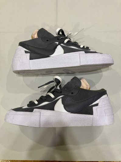 Sacai × Nike Blazer Low "Iron Grey"