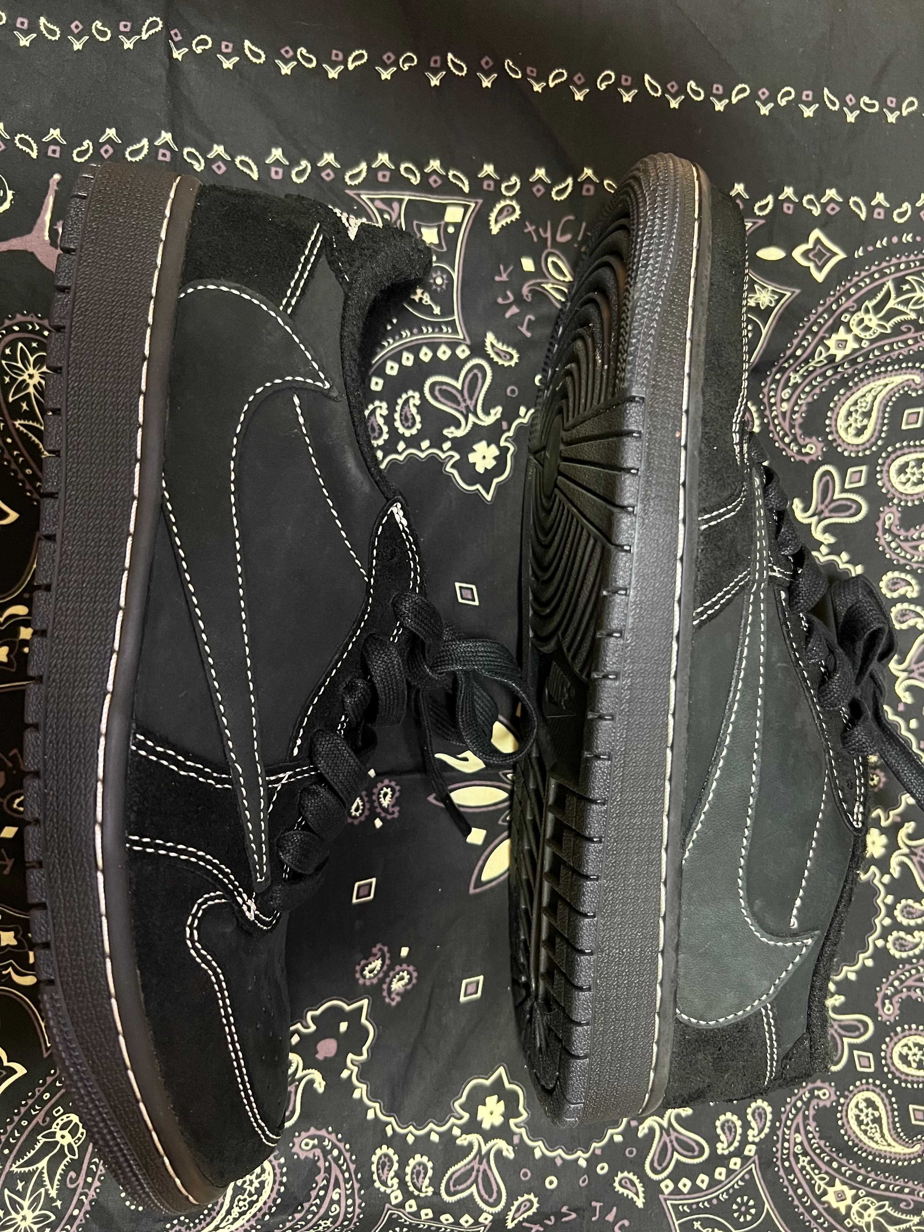 Travis Scott × Nike Air Jordan 1 Low OG SP "Black Phantom"