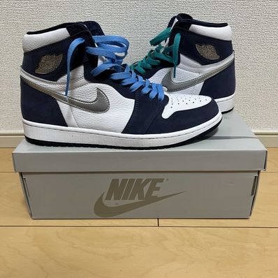 Nike Air Jordan 1 High OG CO.JP "White/Midnight Navy" (2020) (Standard Box)