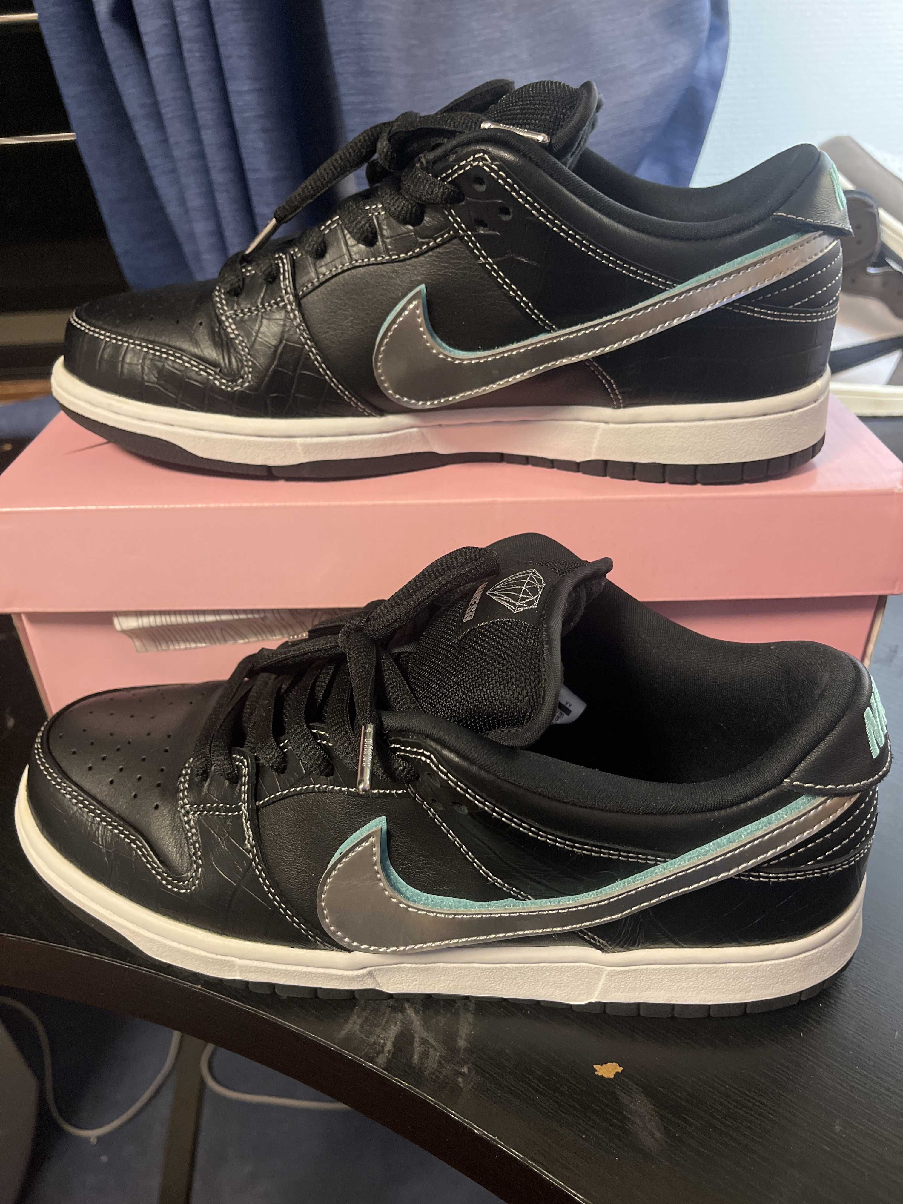 Diamond Supply Co. × Nike SB Dunk Low Pro "Black"