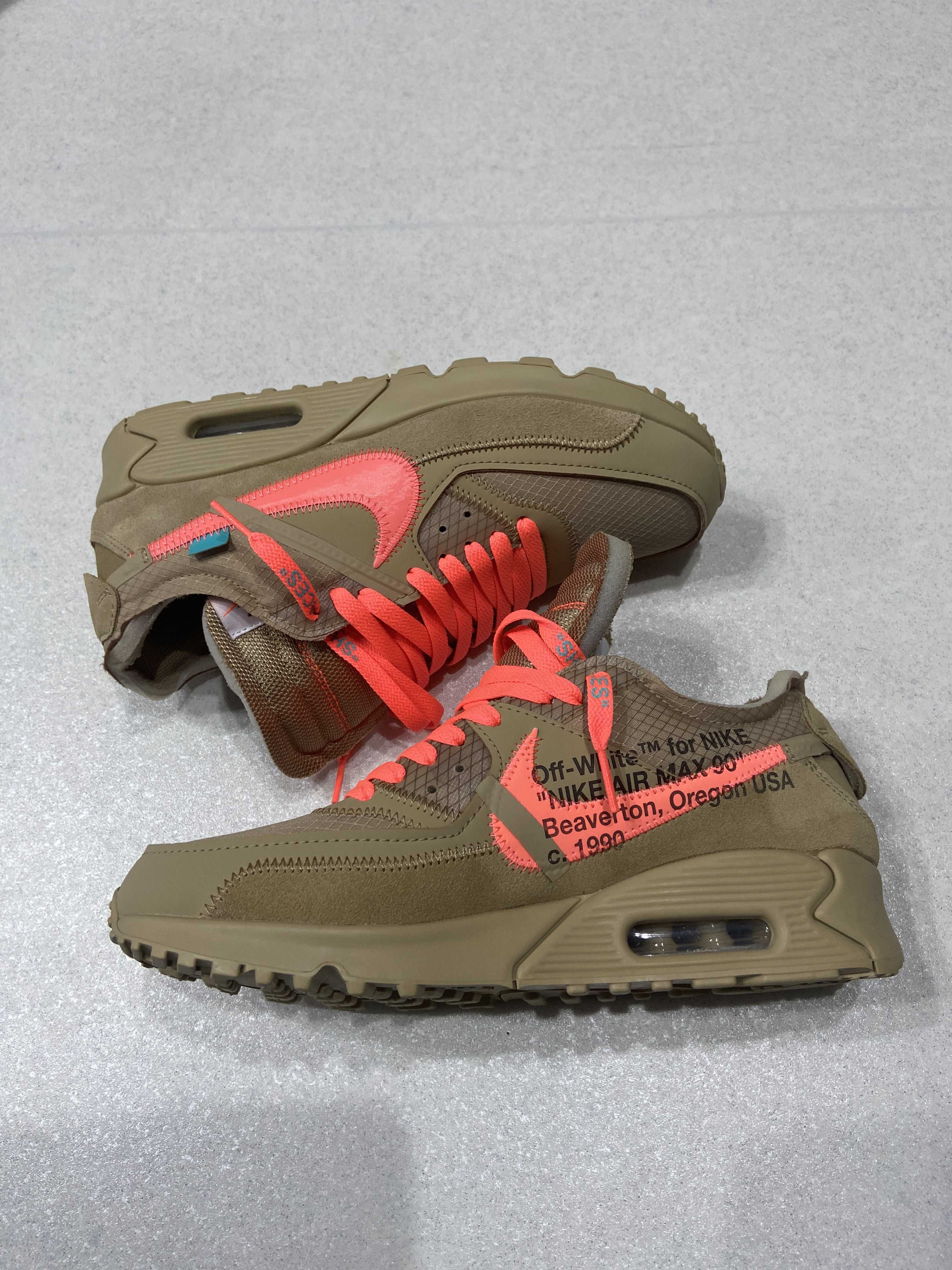 Off-White × Nike Air Max 90 "Desert Ore"