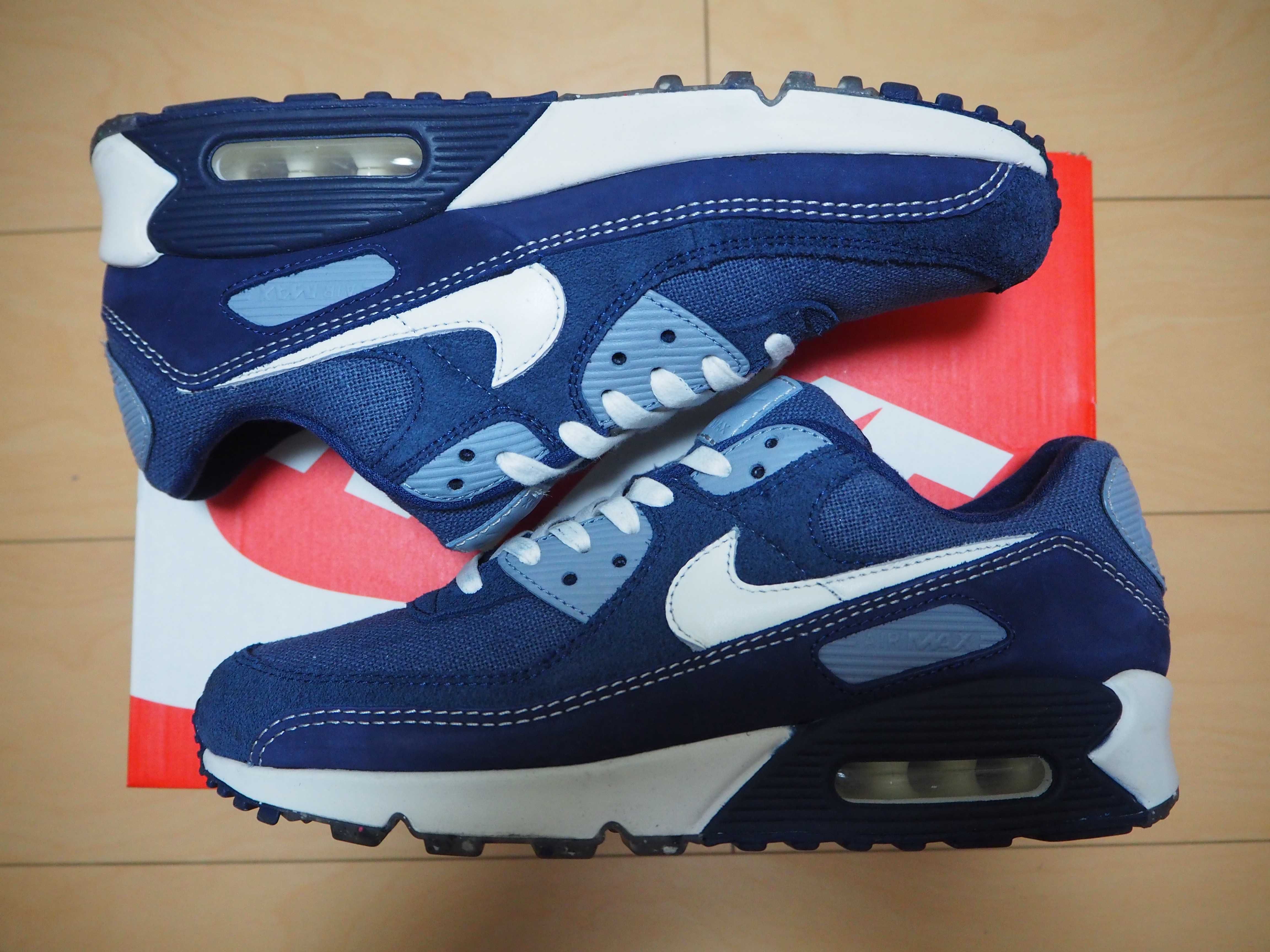 NIKE AIR MAX 90 "DIFFUSED BLUE/SAIL/MIDNIGHT NAVY/OBSIDIAN MIST"