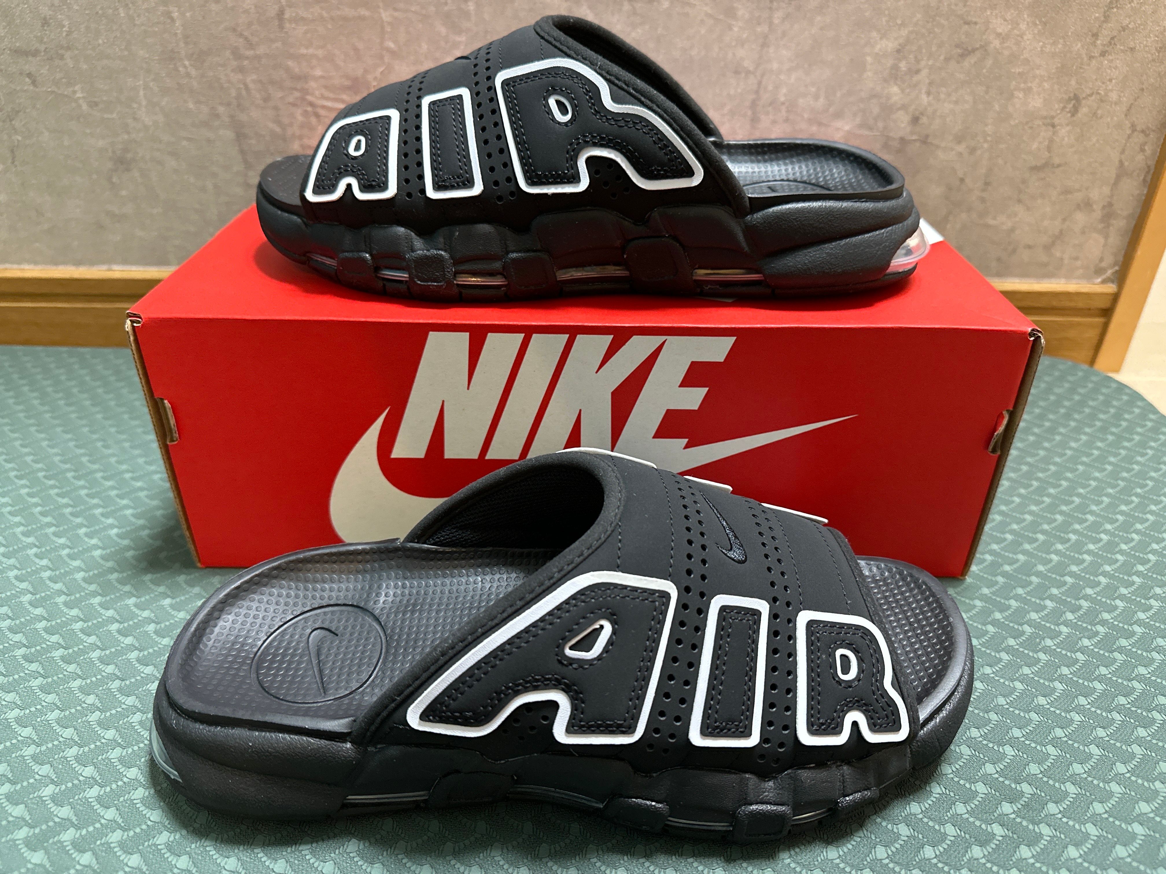 Nike Air More Uptempo Slide "Black" (DV2132-001/DV2137-001)