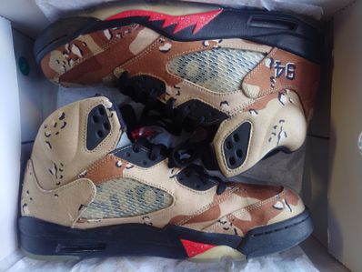 Supreme × Nike Air Jordan 5 Retro "Desert Camo"