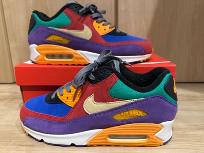 NIKE AIR MAX 90 "VIOTECH UNIVERSITYRED/PALE VANILLA/HYPER GRAPE"