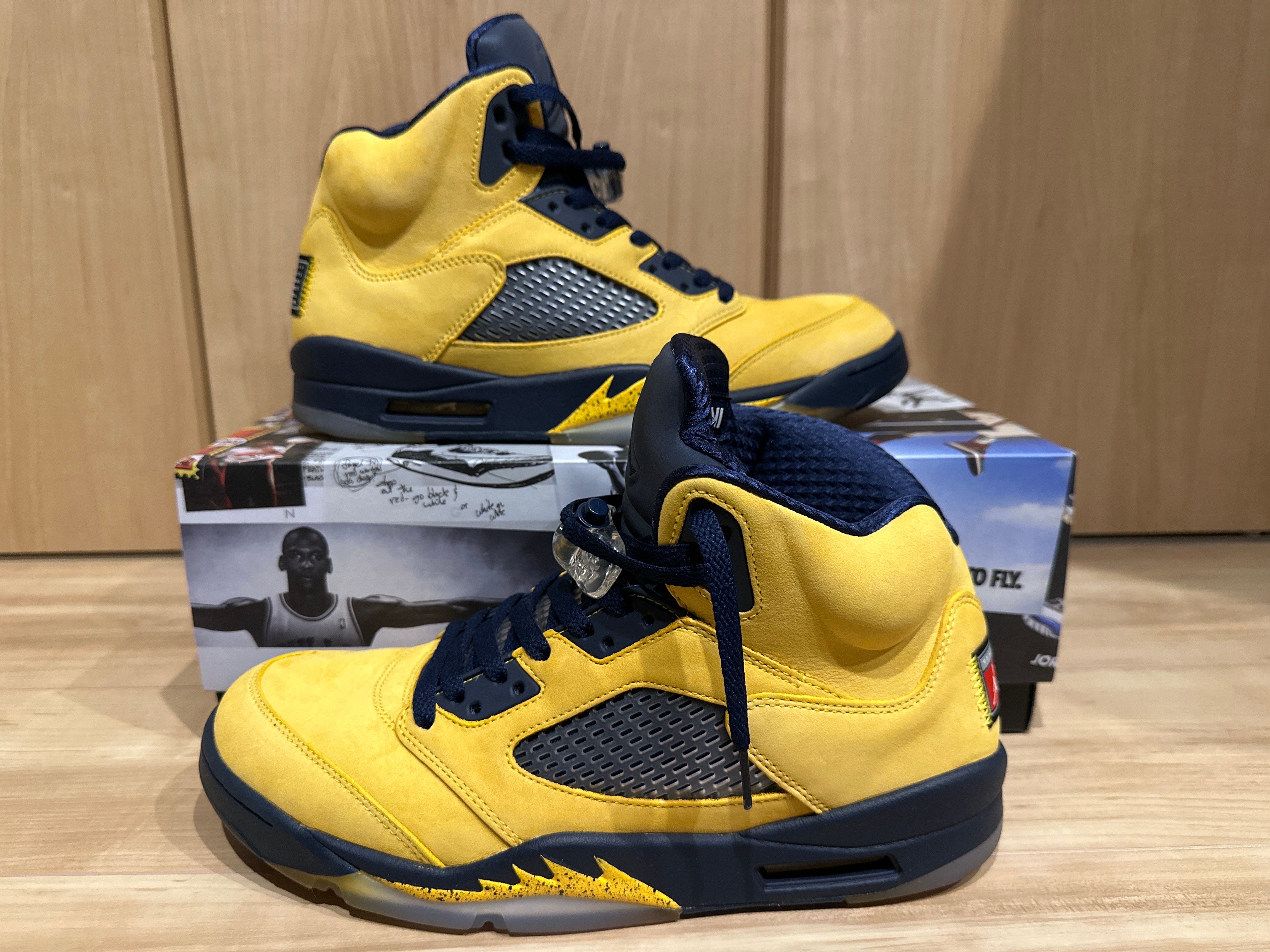 NIKE AIR JORDAN 5 "MICHIGAN"