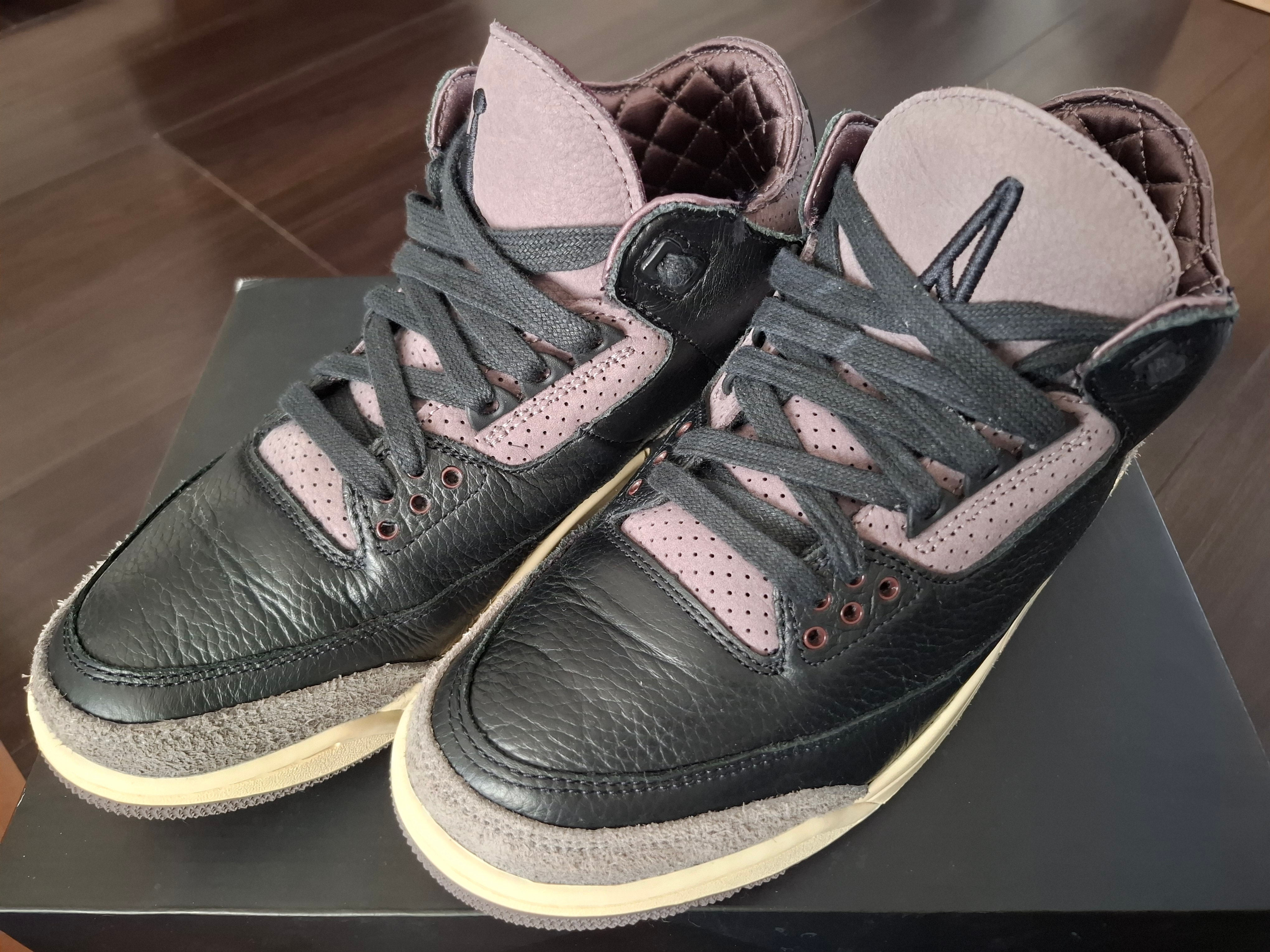 A Ma Maniere × Nike Women's Air Jordan 3 Retro OG SP "Black and Flat Pewter/WYWS"