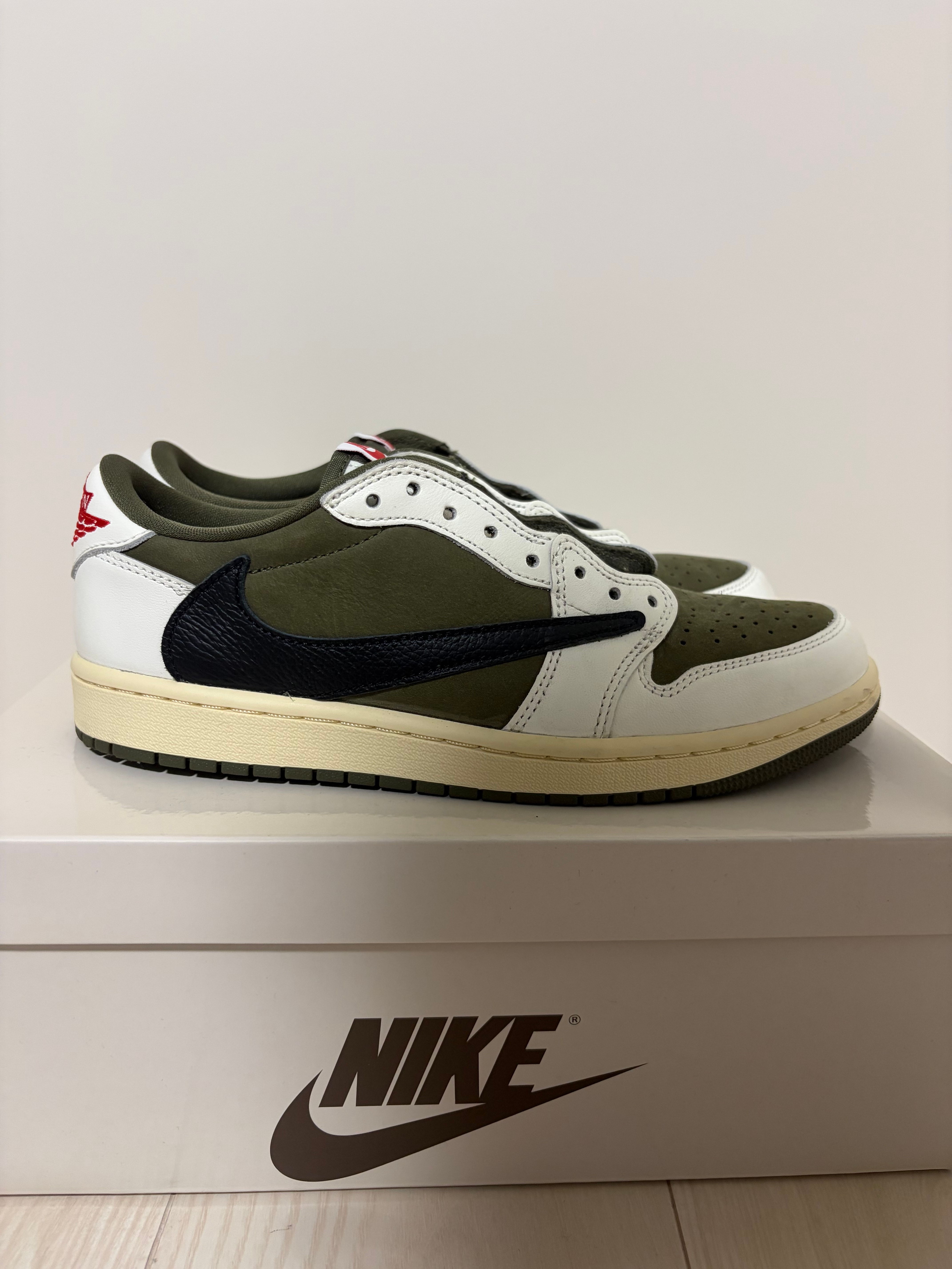 Travis Scott × Nike Air Jordan 1 Low OG SP "Reverse Olive"