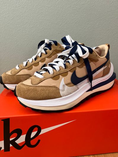 Sacai × Nike Vapor Waffle "Sesame And Blue Void"