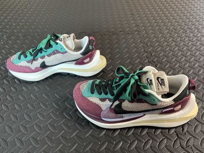 sacai × Nike Vapor Waffle "String/Red/Green"