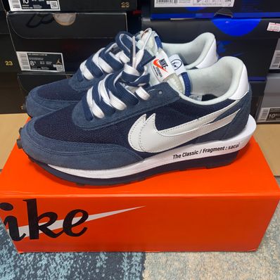 Fragment × sacai × Nike LD Waffle "Blackended Blue"