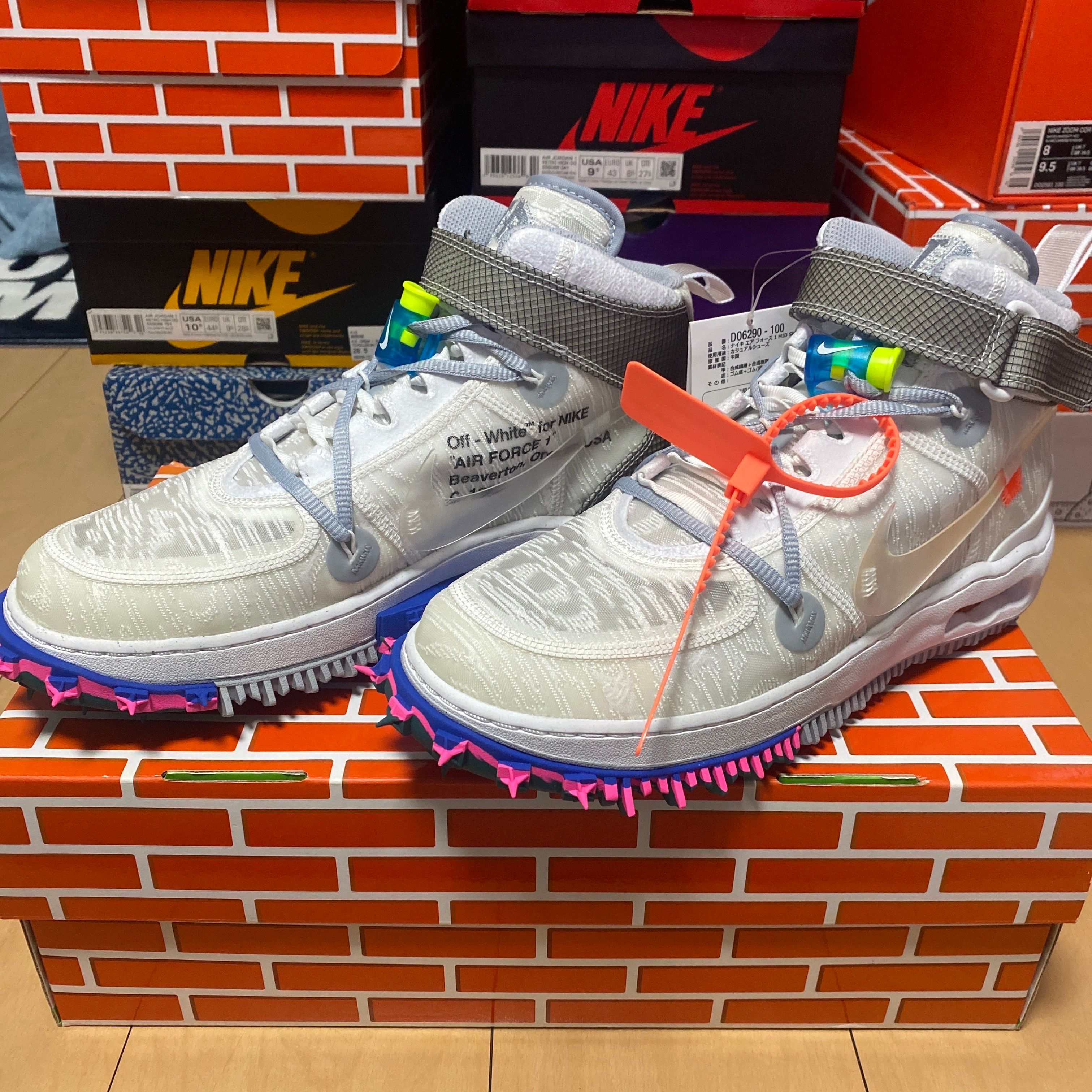 Off-White × Nike Air Force 1 Mid "White"