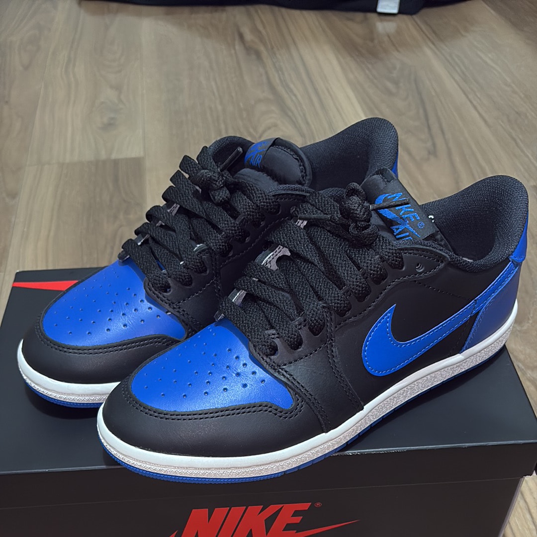 Nike Air Jordan 1 Low '85 "Black and Royal Blue"