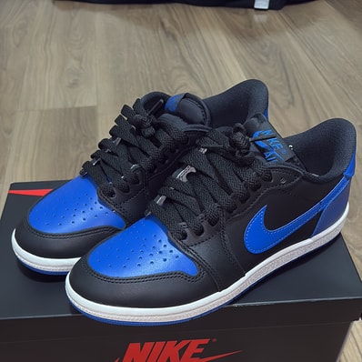 Nike Air Jordan 1 Low '85 "Black and Royal Blue"