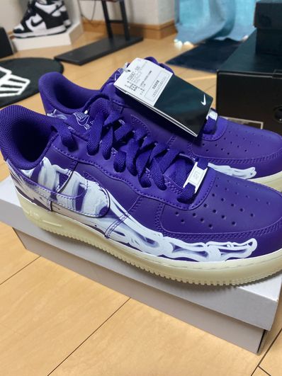 Nike Air Force 1 "Purple Skeleton"