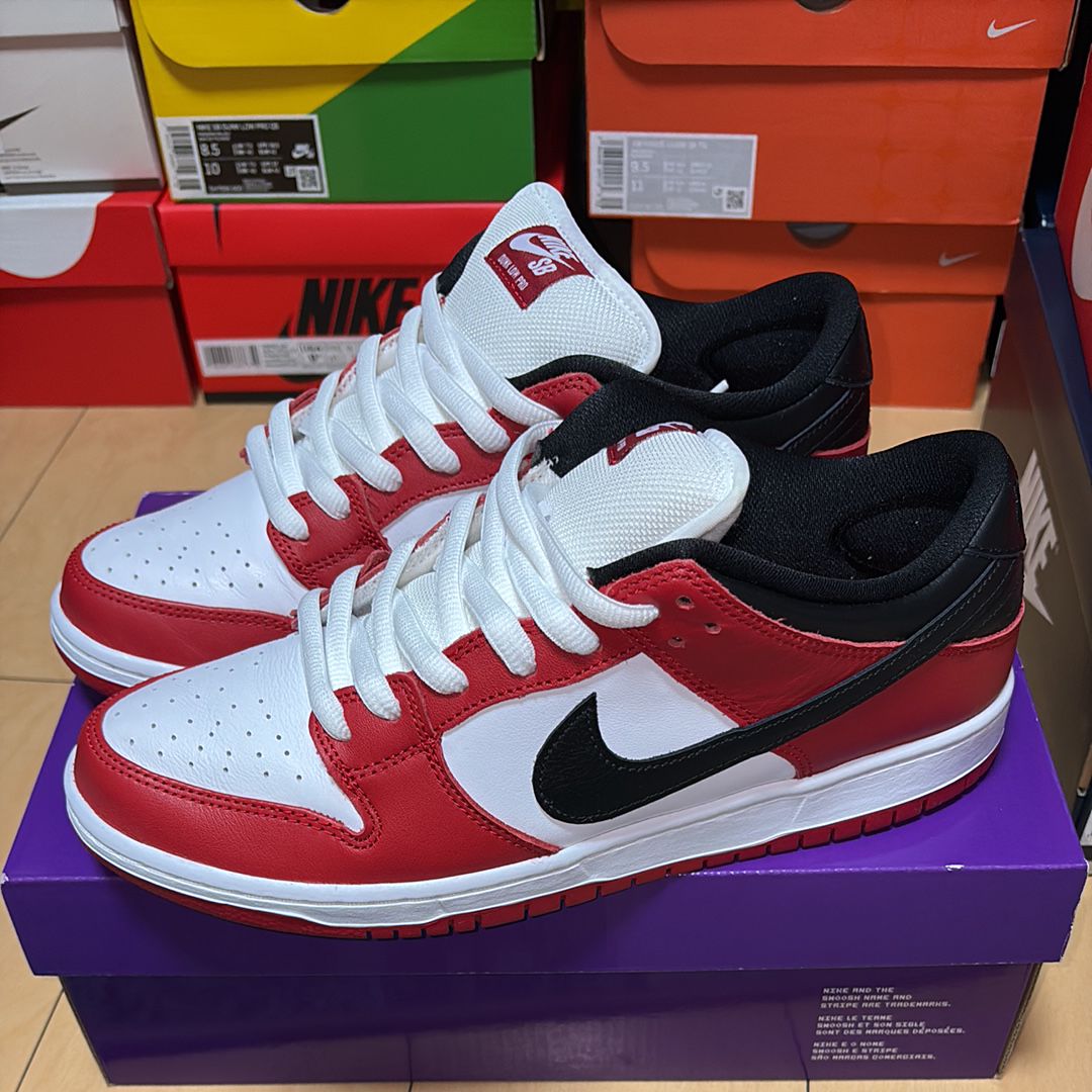 Nike SB Dunk Low Pro "J-Pack Chicago/Varsity Red and White"