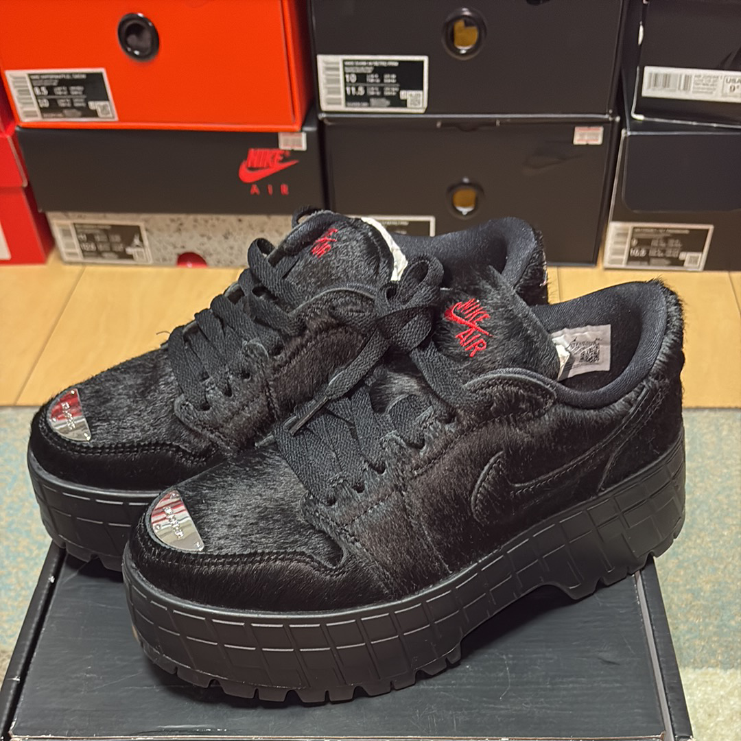 Nike Women's Air Jordan 1 Brooklyn Low "Black"