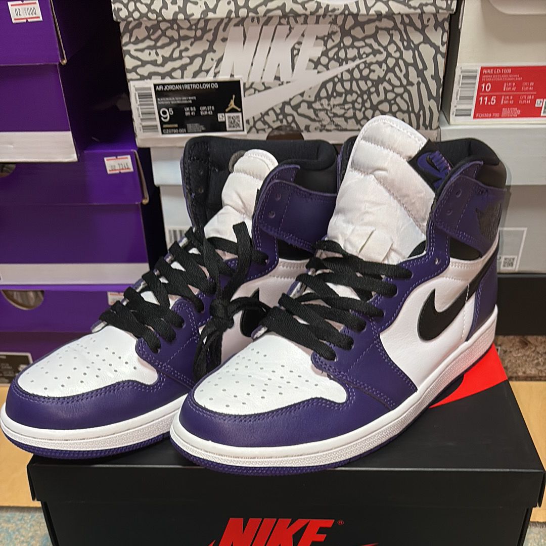 Nike Air Jordan 1 Retro High OG "Court Purple White/Black" (2020)   