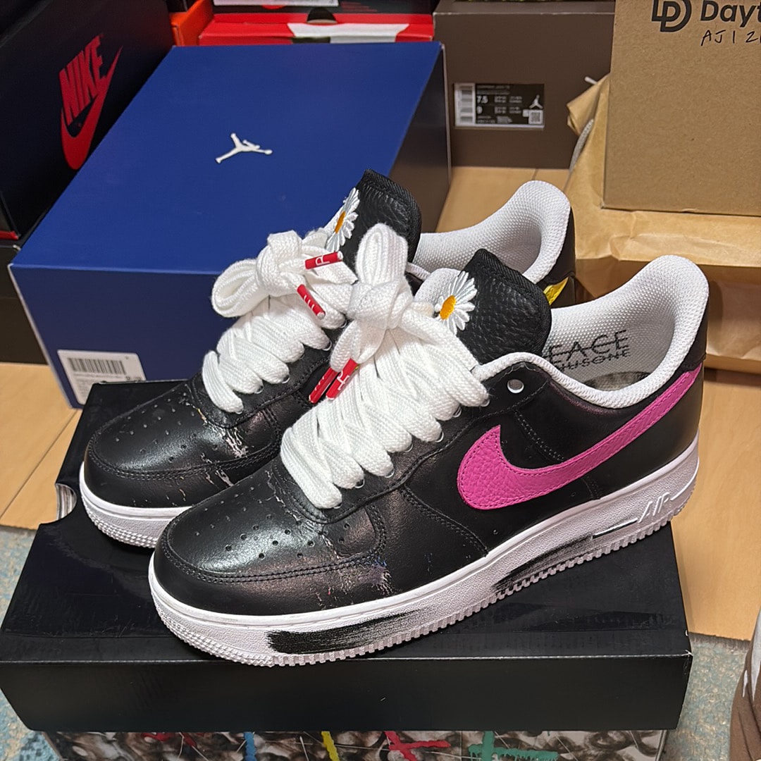 PEACEMINUSONE × Nike Air Force 1 Low '07 Para-Noise 3.0 "Black and Multi-Color" / G-DRAGON