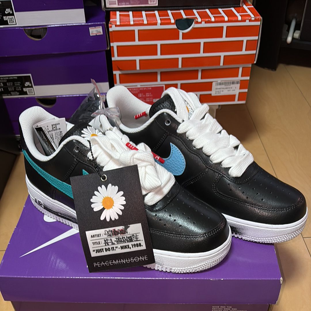 PEACEMINUSONE × Nike Air Force 1 Low '07 Para-Noise 3.0 "Black and Multi-Color" / G-DRAGON