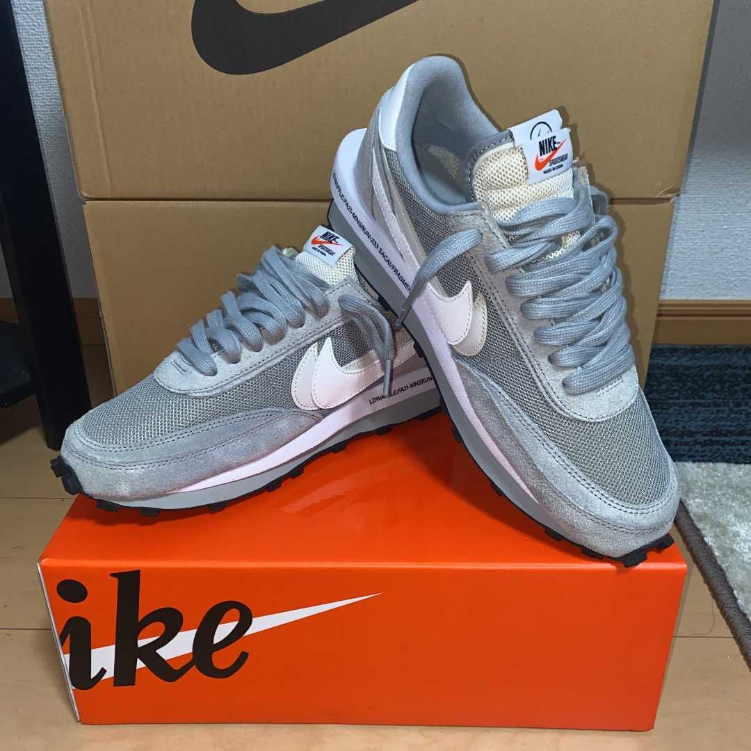 Fragment × sacai × Nike LD Waffle "Light Smoke Grey"