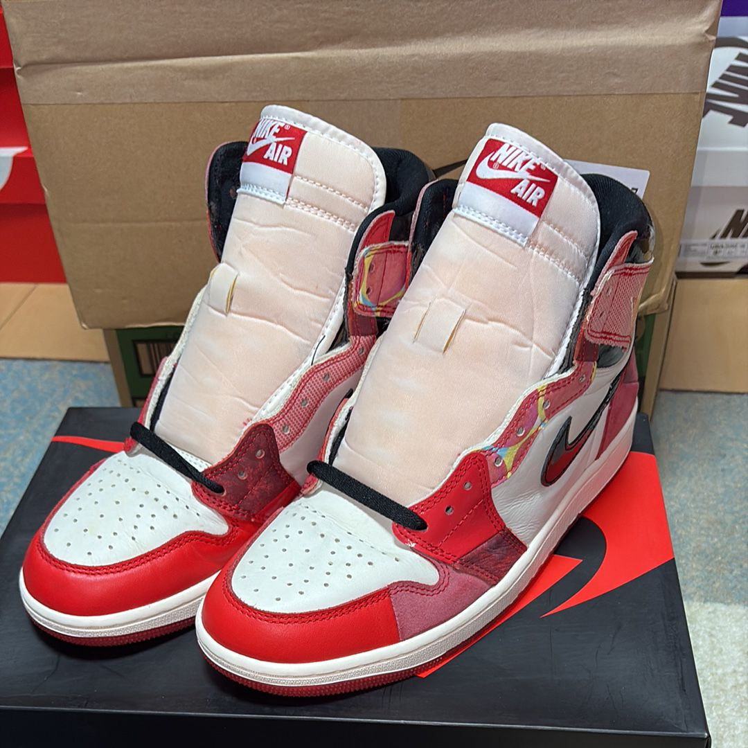 Spider-Man × Nike Air Jordan 1 Retro High OG SP "Spider-Man: Across the Spider-Verse/University Red"