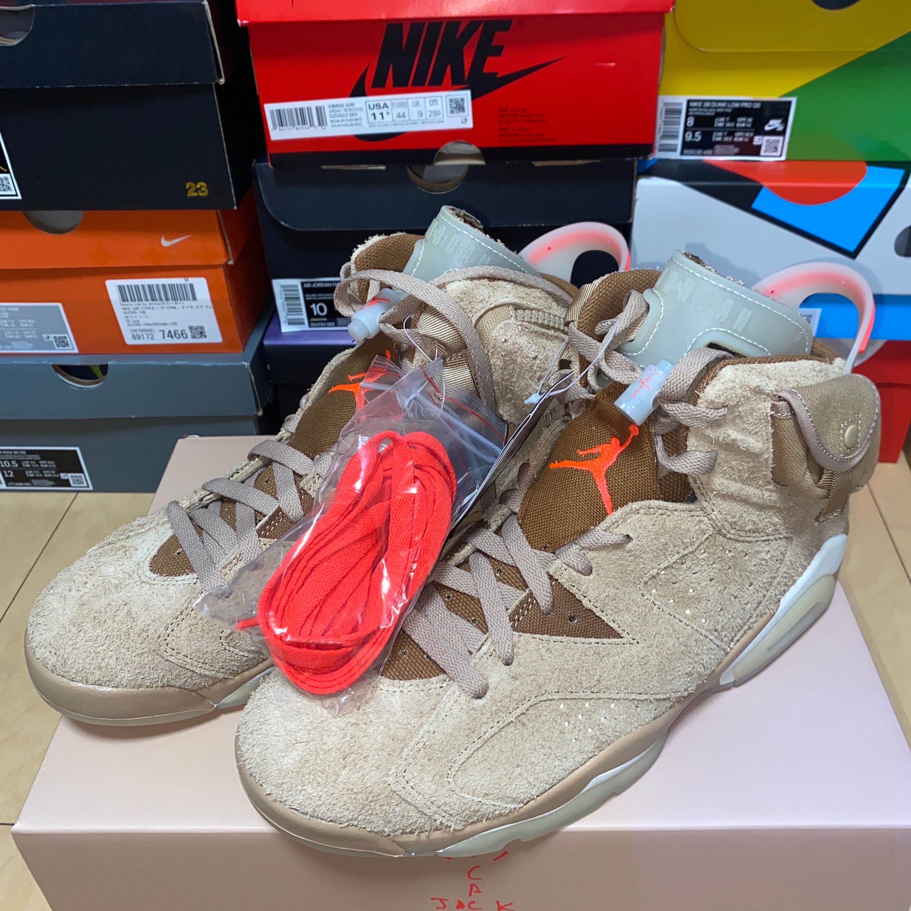 Travis Scott × Nike Air Jordan 6 "British Khaki"