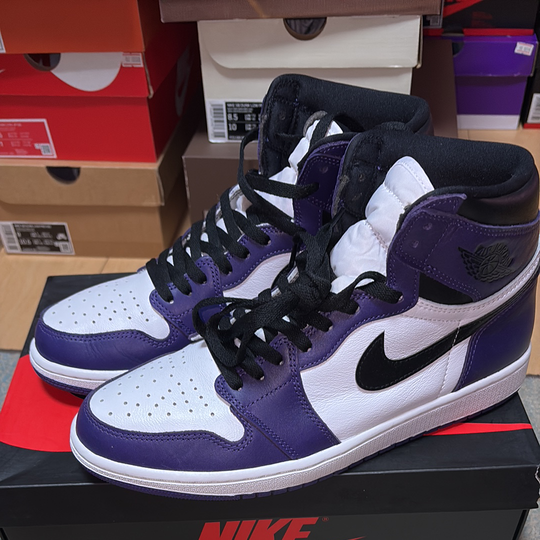 Nike Air Jordan 1 Retro High OG "Court Purple White/Black" (2020)