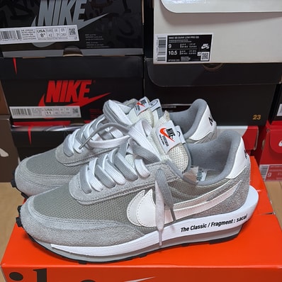 Fragment × sacai × Nike LD Waffle "Light Smoke Grey"