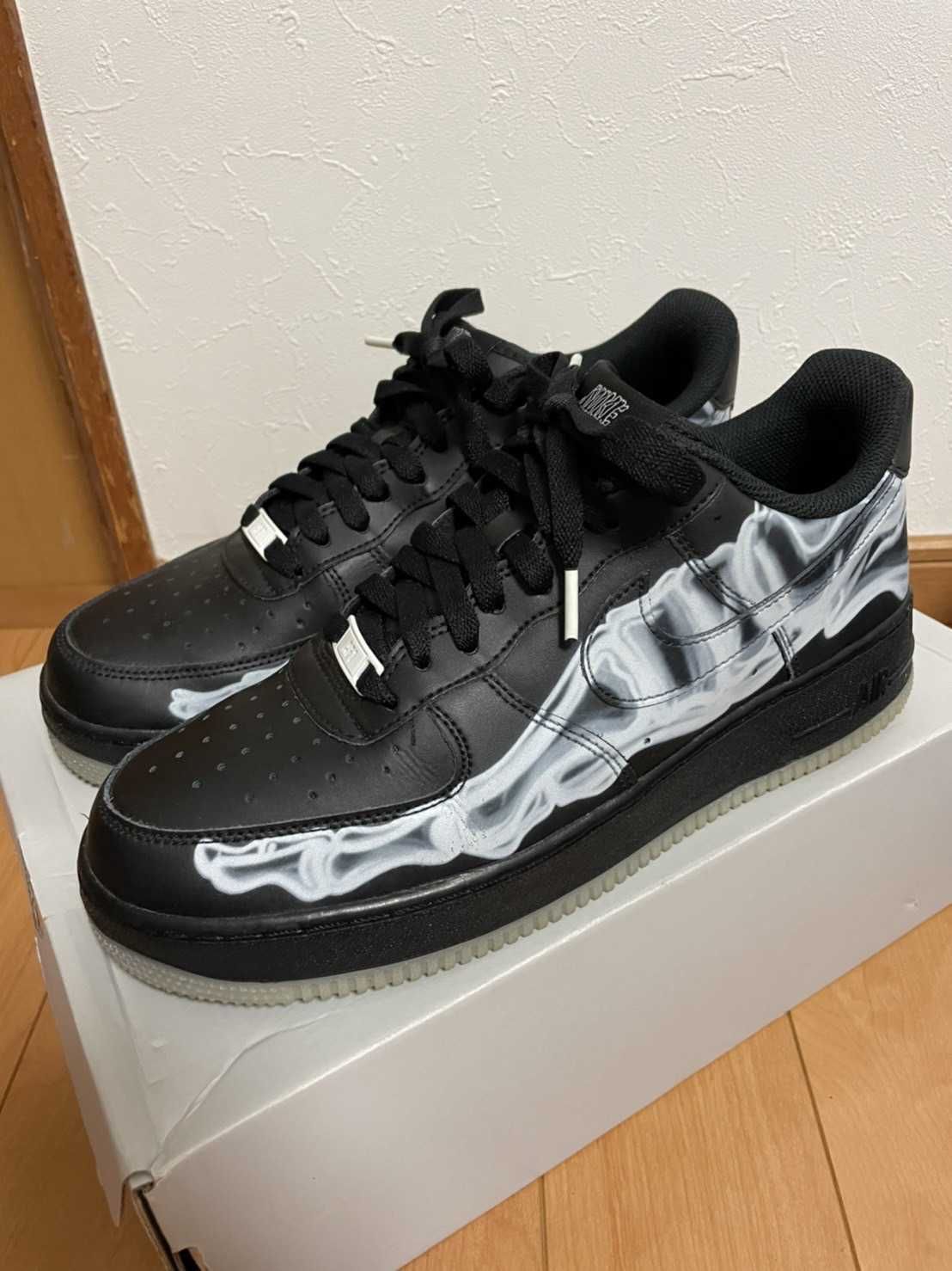 Nike Air Force 1 Low "Black Skeleton"