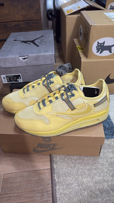 Travis Scott × Nike Air Max 1 "CACT.US Gold"