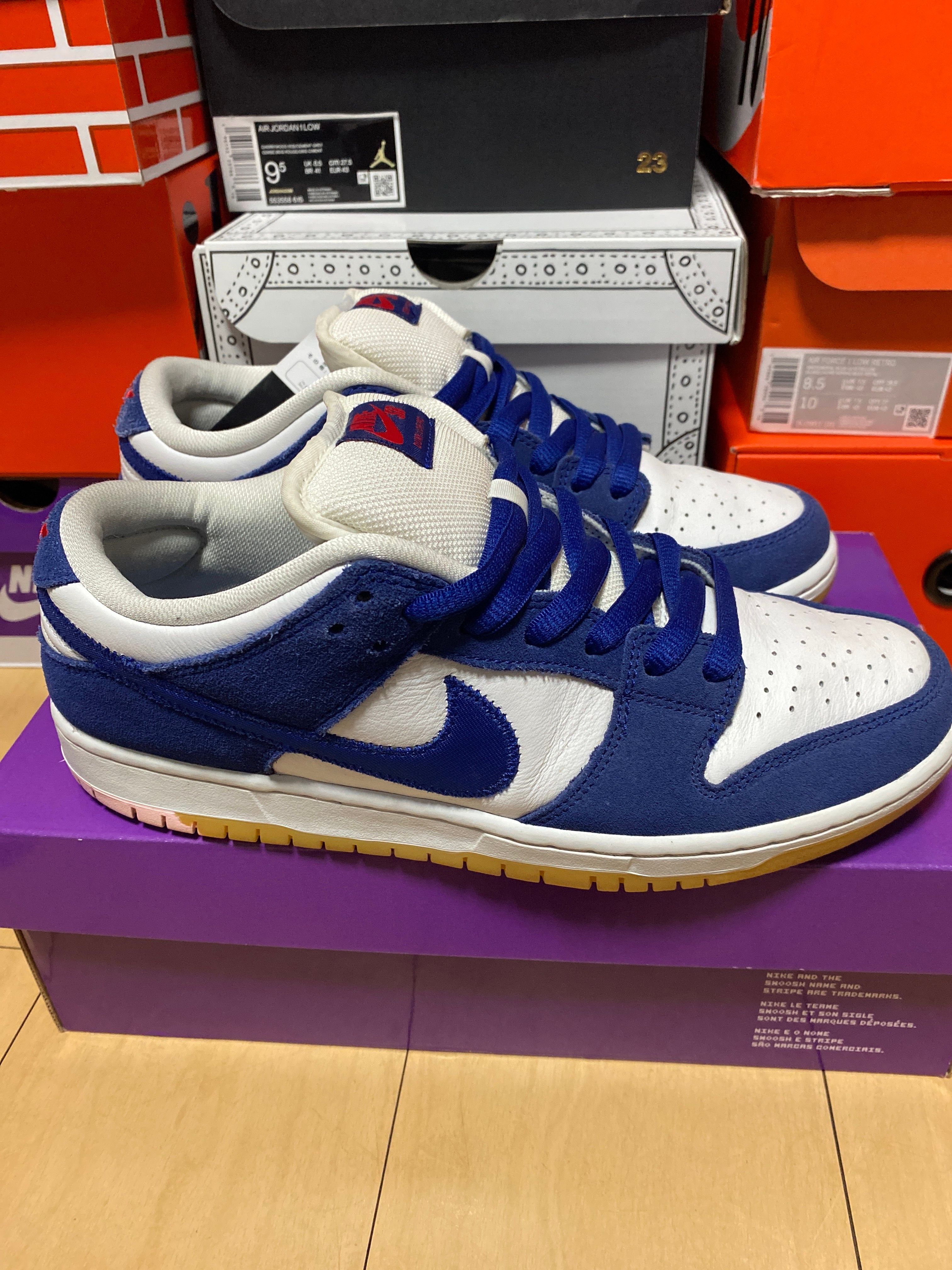 Nike SB Dunk Low "Los Angeles Dodgers/Deep Royal Blue"