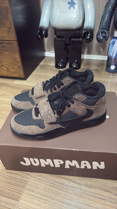 Travis Scott × Nike Jordan Jumpman Jack TR CJ1 T-Rexx "Black and Dark Mocha"