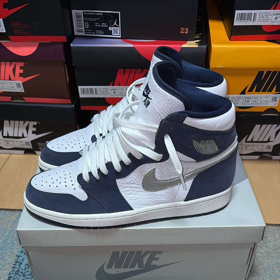 Nike Air Jordan 1 High OG CO.JP "White/Midnight Navy" (2020)(ブリーフケースなし)