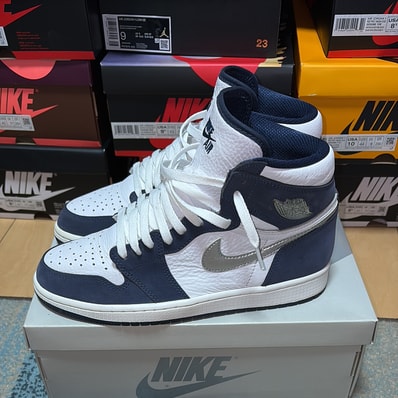 Nike Air Jordan 1 High OG CO.JP "White/Midnight Navy" (2020)(ブリーフケースなし)