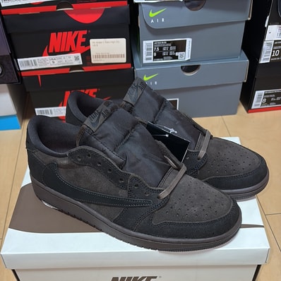 Travis Scott × Nike Air Jordan 1 Low OG SP "Velvet Brown and Dark Mocha"