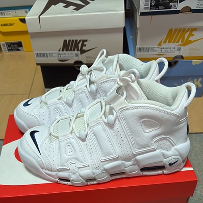 Nike Air More Uptempo "White/Midnight Navy"