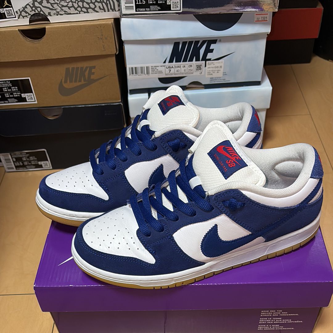 Nike SB Dunk Low "Los Angeles Dodgers/Deep Royal Blue"