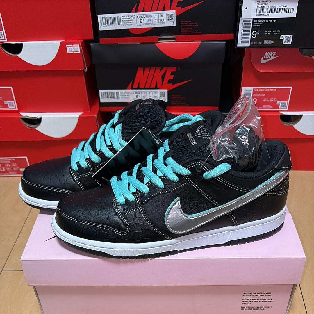 Diamond Supply Co. × Nike SB Dunk Low Pro "Black"